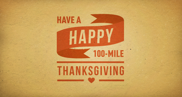 How to Have a 100-Mile Thanksgiving