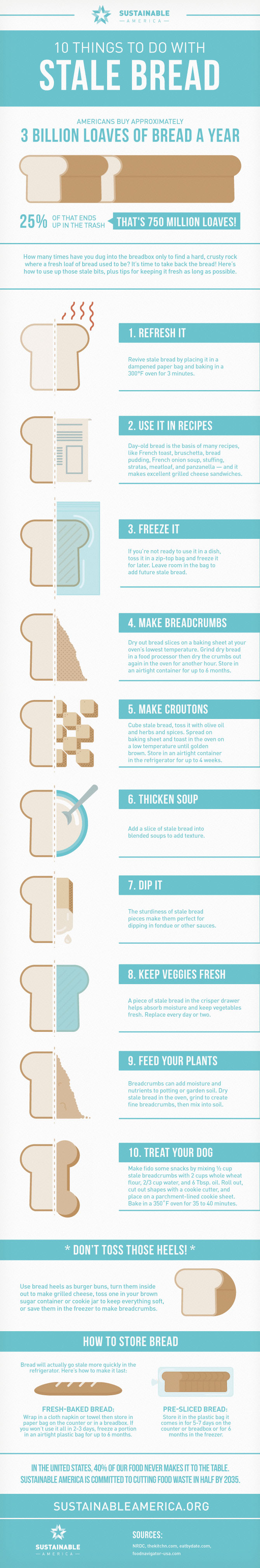 10 Ways to Use Stale Bread