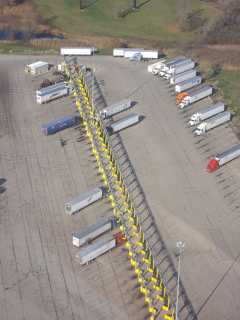 Truck stop electrification