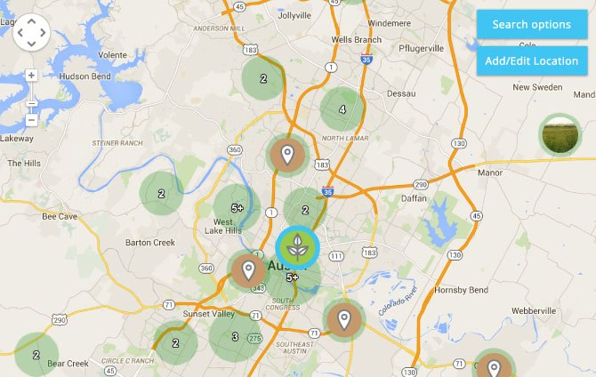 Shared Earth map results