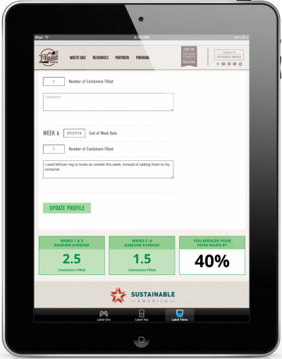 Track your food waste with I Value Food Too Good to Waste