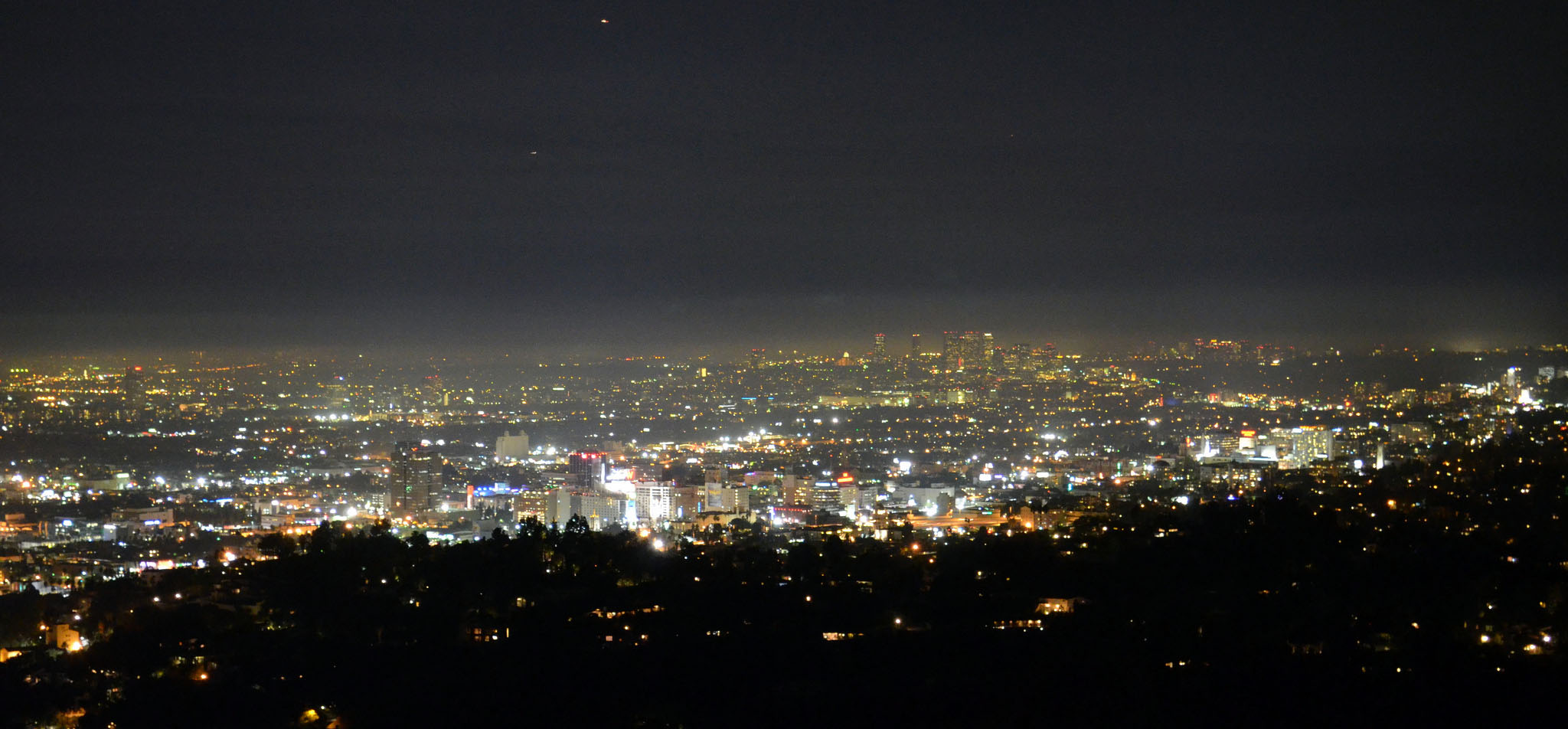 Los Angeles light pollution 