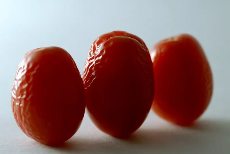 Don’t be afraid of wrinkly tomatoes! They are still perfectly good to eat